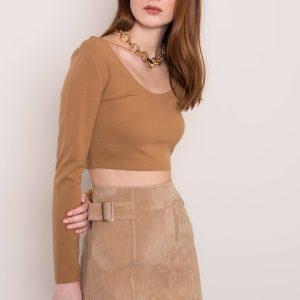 BSL light brown blouse