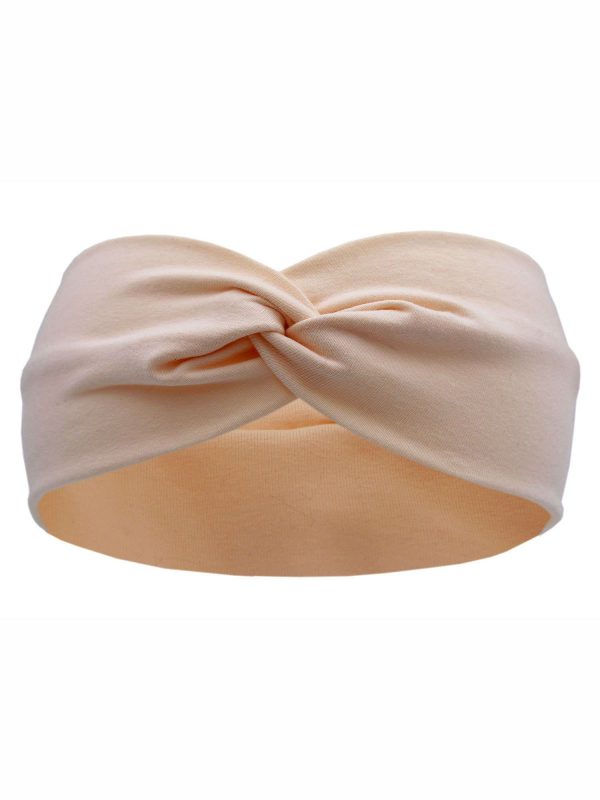 Peach headband for girl 3-5 years