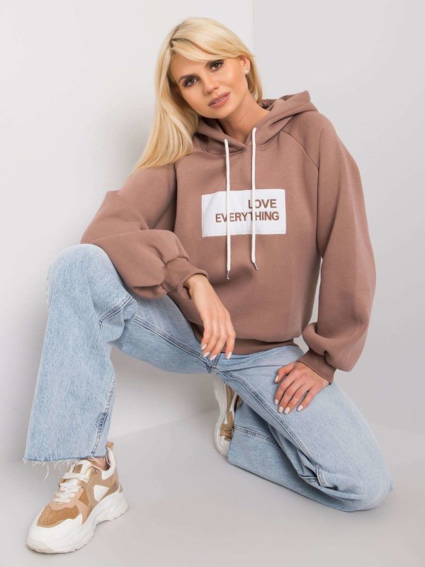 Light brown sweatshirt Dina