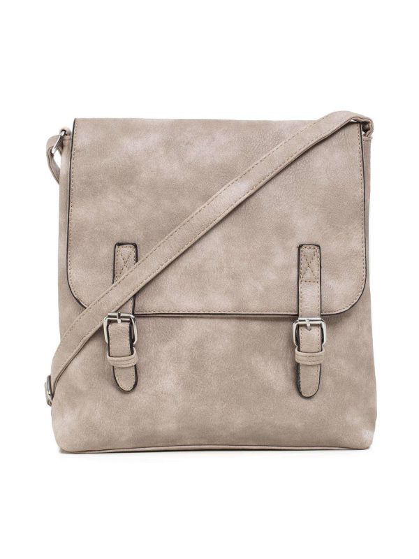 Dark Beige Flip Bag