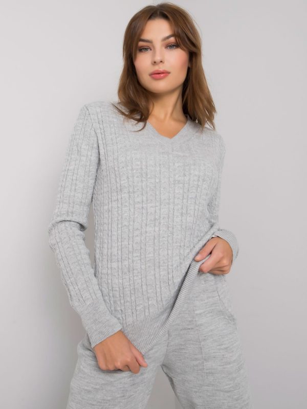 Grey knitted set Savi RUE PARIS