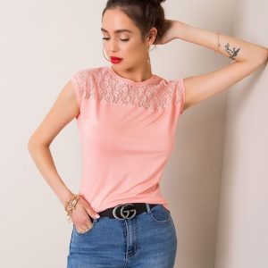 Peach t-shirt Dallas RUE PARIS