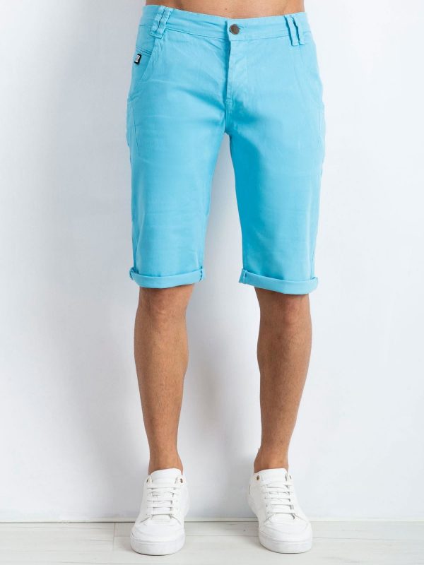 Blue Seeing Men's Shorts