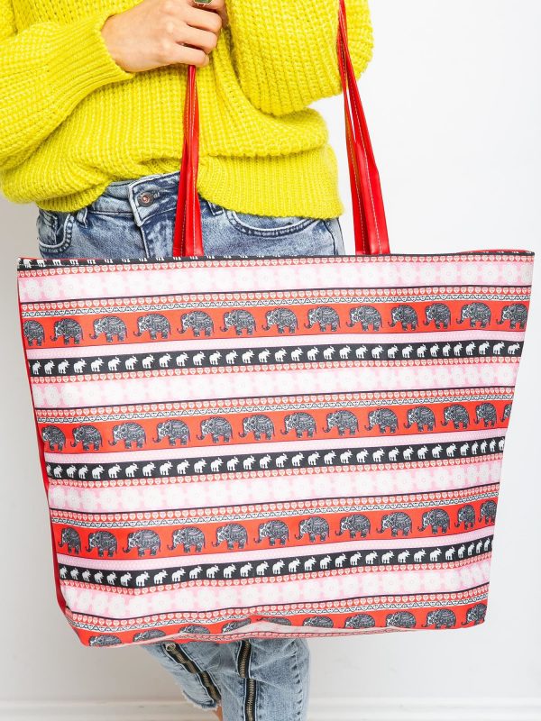 Red Shopper Bag