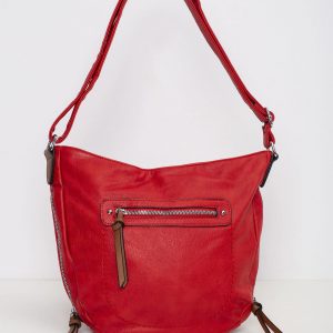 Red Soft City Bag