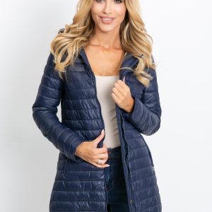 Navy Blue Reversible Touch Jacket