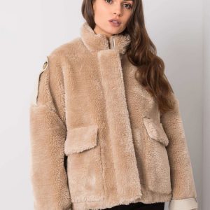 Vibes Beige Fur Jacket