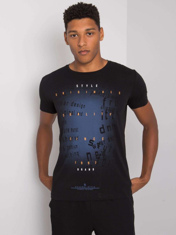 Men's Black Lawson Cotton T-Shirt