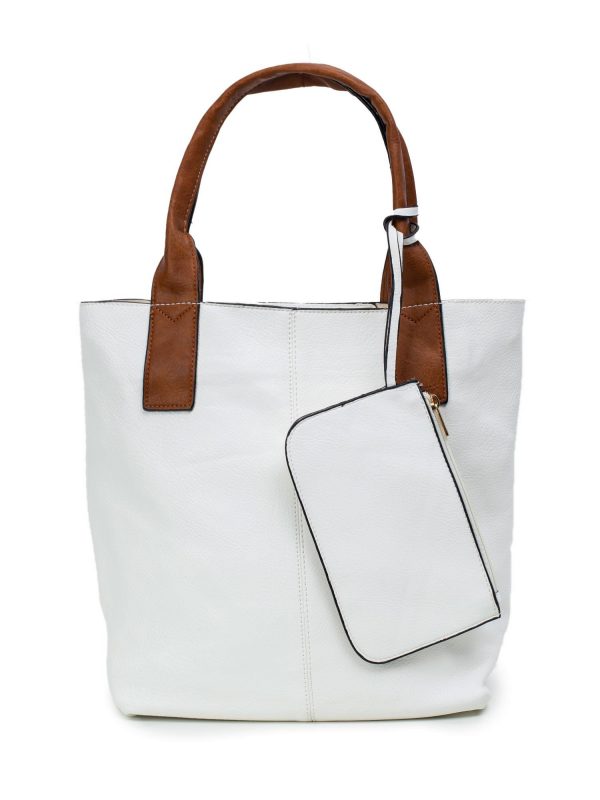 White bag with sachet