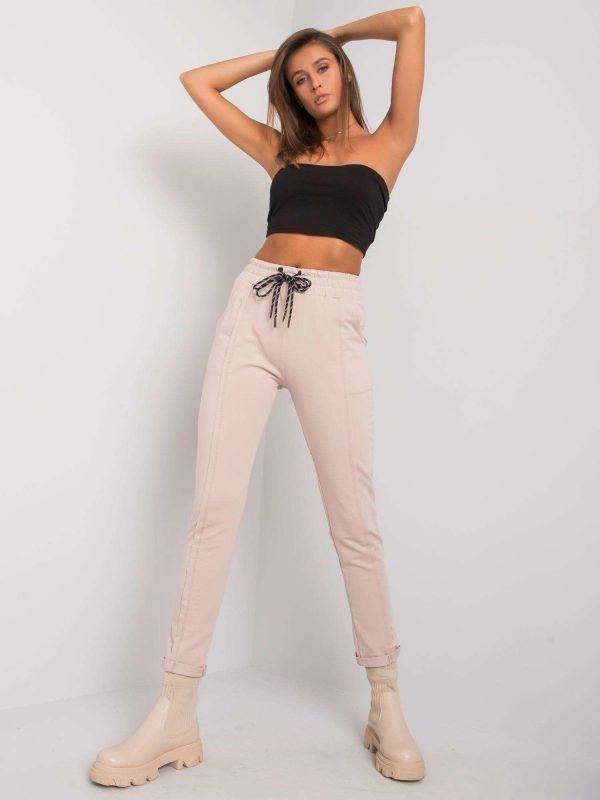 Light beige women's sweatpants Imrie