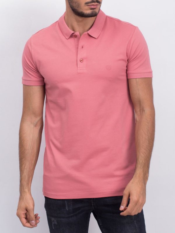 Pink Men's Polo Shirt Numerous