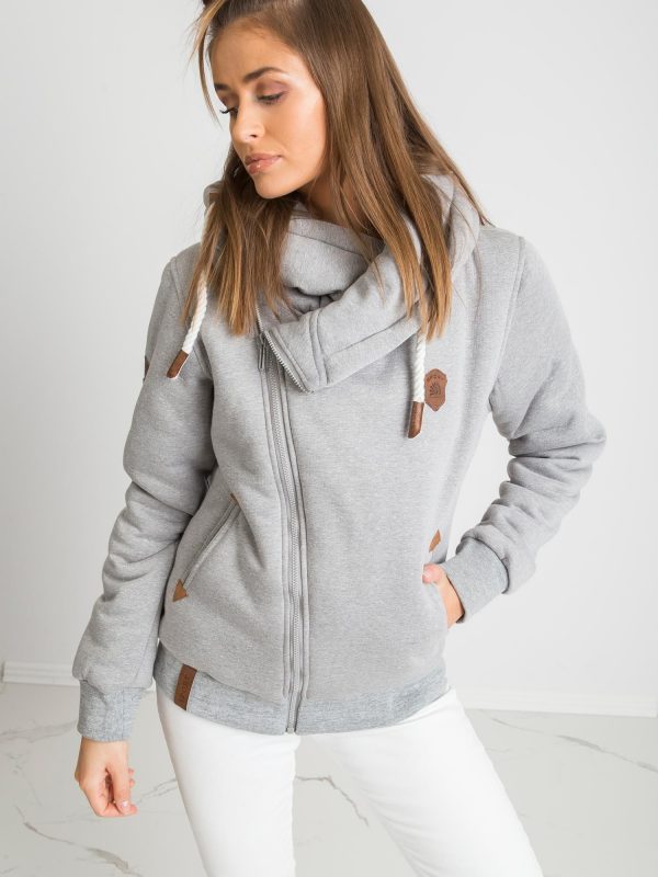 Gray Sweatshirt Downtown