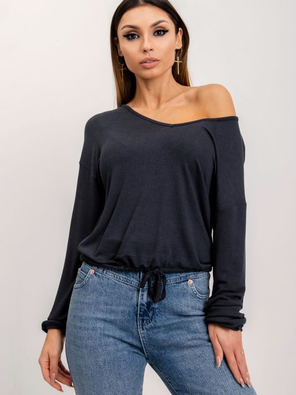 RUE PARIS Black blouse Jules