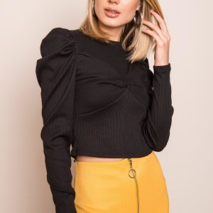 Black striped blouse BSL