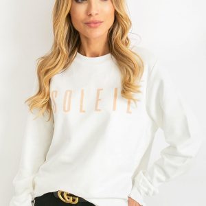 RUE PARIS Ecru sweatshirt Soleil