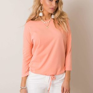 Peach blouse Fiona