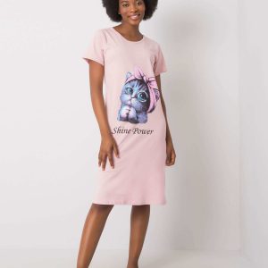 Pink Cotton Nightgown