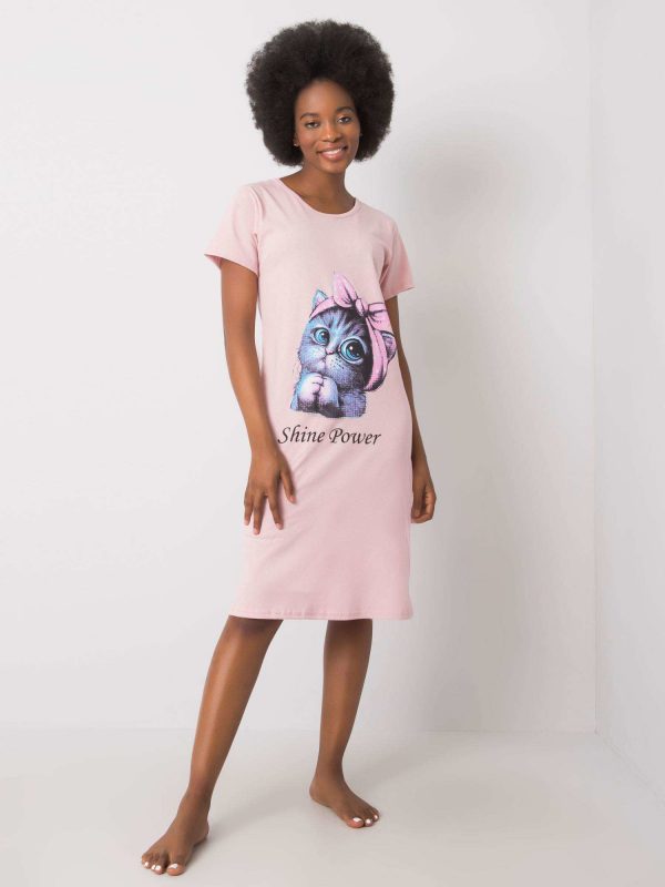 Pink Cotton Nightgown