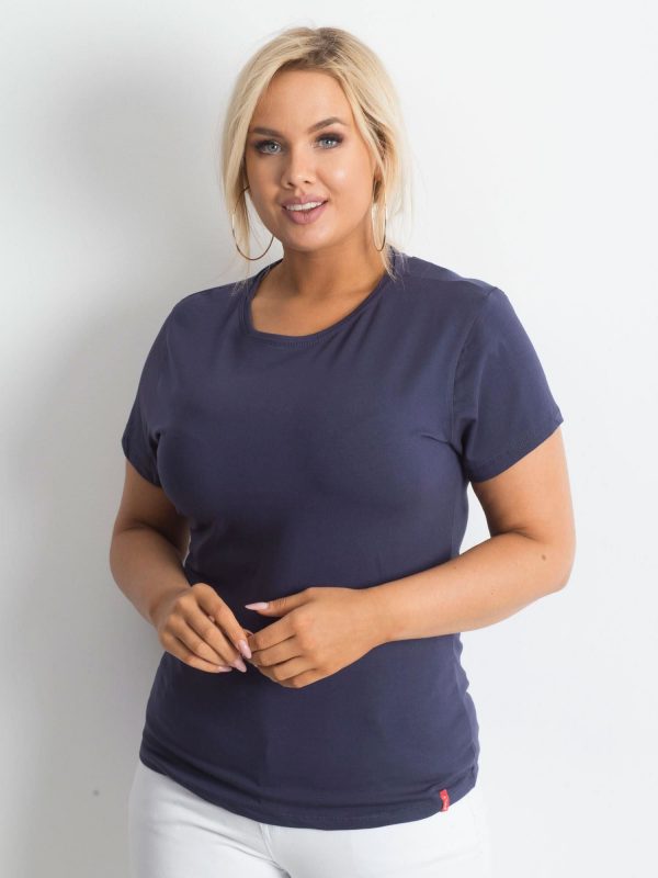 Navy blue t-shirt Innocence PLUS SIZE