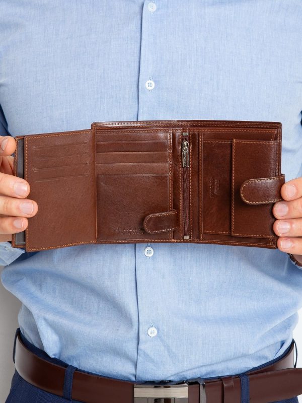 Brown Leather Men's Wallet