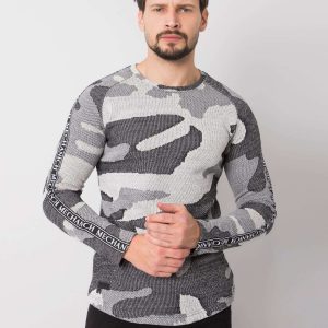 Grey sweatshirt for men Luis