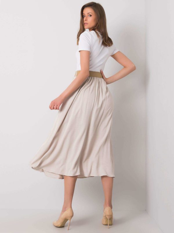 Beige skirt Yamina