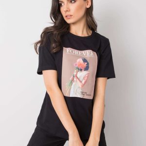 Black t-shirt Alanna