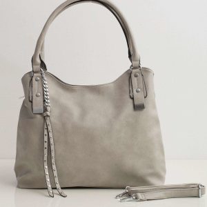 Grey Hobo Bag