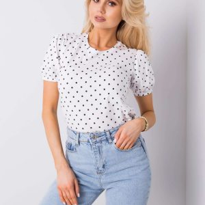 White polka dot t-shirt Enna