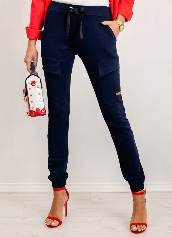 Navy blue Attention pants