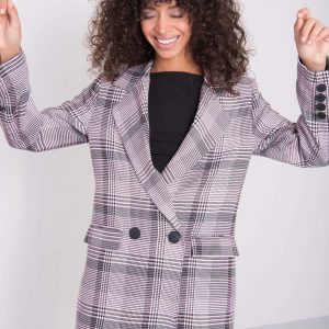 BSL Light Pink Plaid Blazer