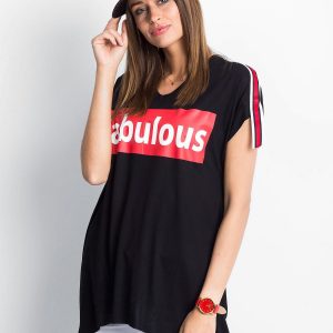 Black T-shirt Fabulous