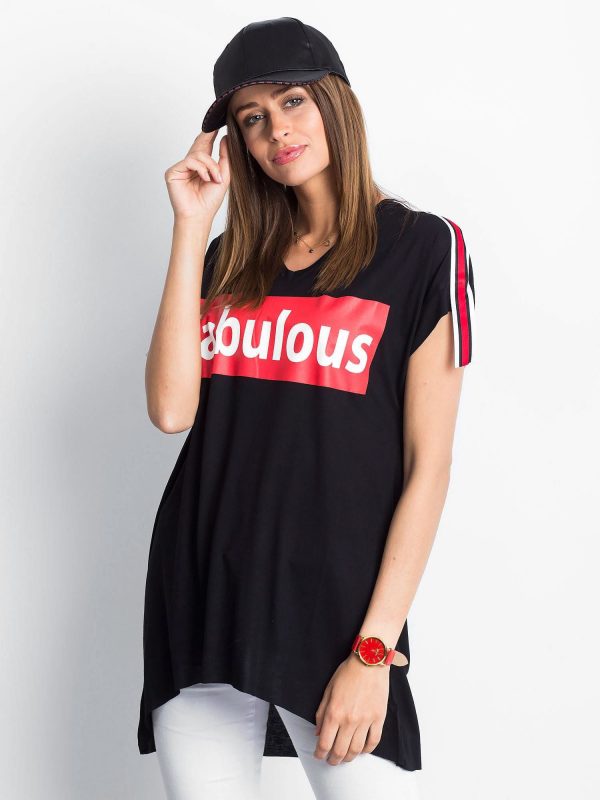 Black T-shirt Fabulous