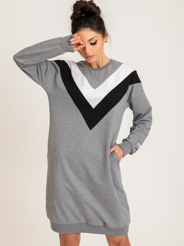 TOMMY LIFE Grey dress