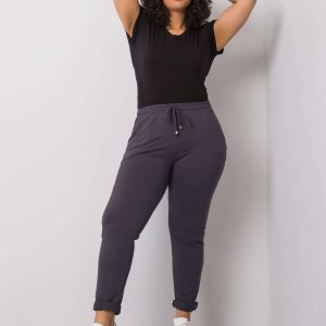 Alva Plus Size Graphite Sweatpants