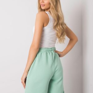 Mint cotton shorts Kareen FOR FITNESS