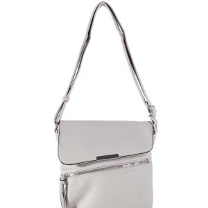 Grey Women's Magnet Shoulder Bag