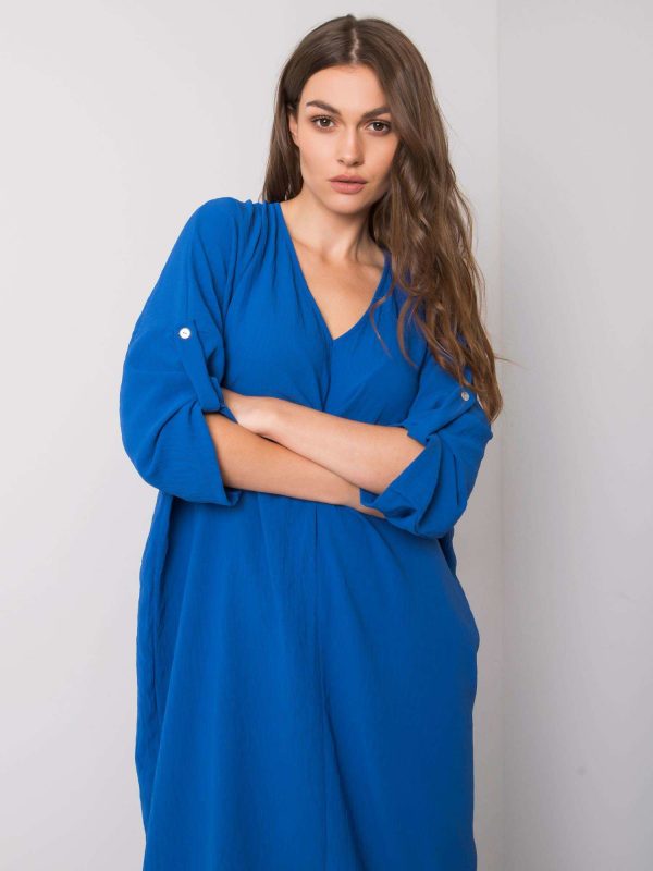 Dark Blue Loose Dress Dorsey