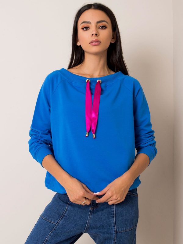 Blue sweatshirt Aline RUE PARIS