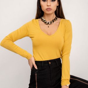 BSL Yellow basic blouse