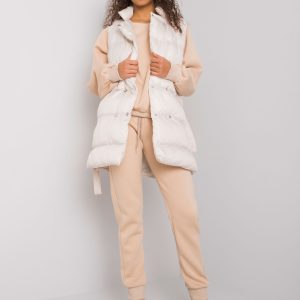 Beige three-piece set with vest Minneola