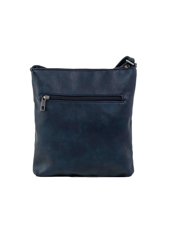 Navy blue bag with adjustable strap