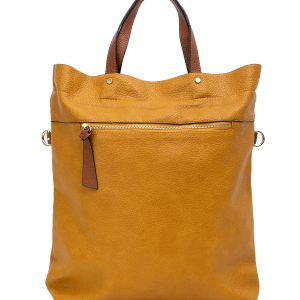 Mustard City Bag with Detachable Strap