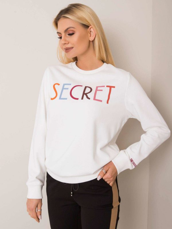 White sweatshirt Ksenia STITCH & SOUL