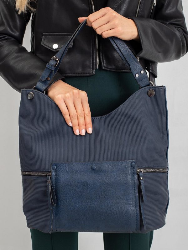 Dark Blue City Handbag