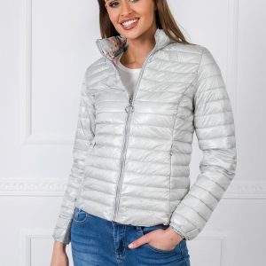 Light Grey Reversible Velte Jacket