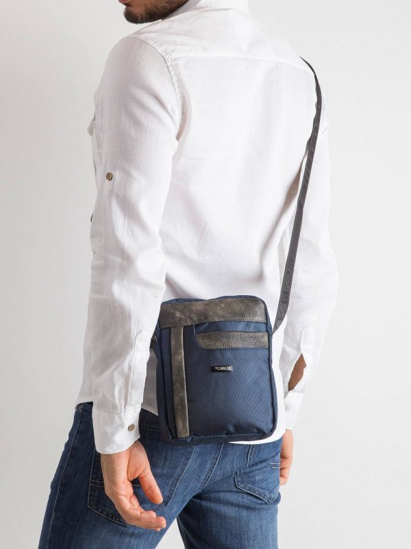 Dark Blue Men's Bag