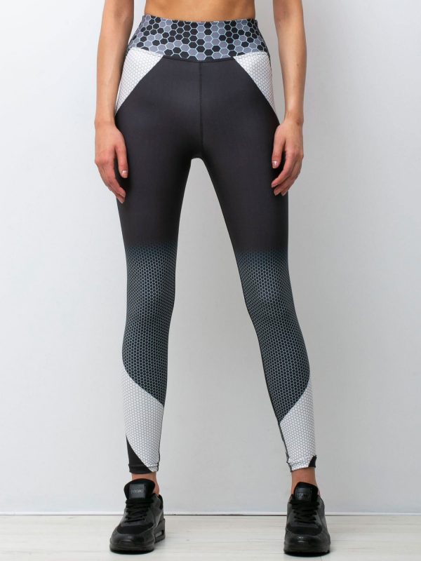 Black and White Technology Leggings