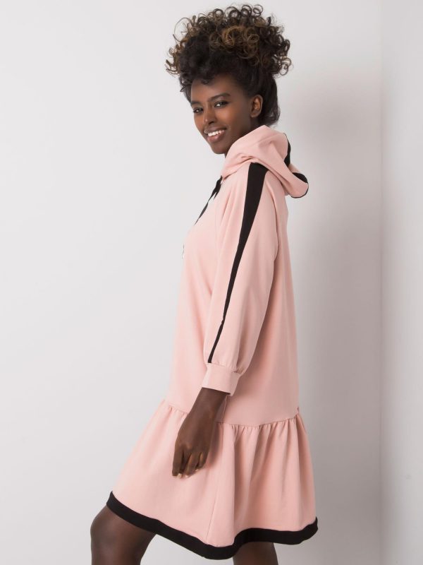 Georgetta Dirty Pink Sweatshirt Dress