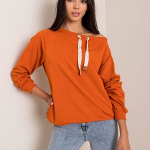 Dark orange sweatshirt Elen RUE PARIS